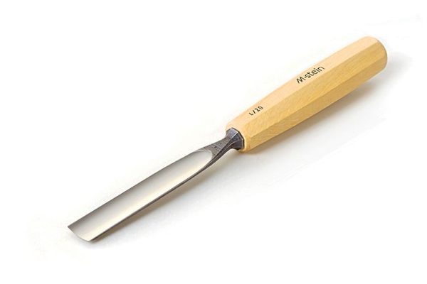 Straight wood carving gouge M-stein - sweep 4