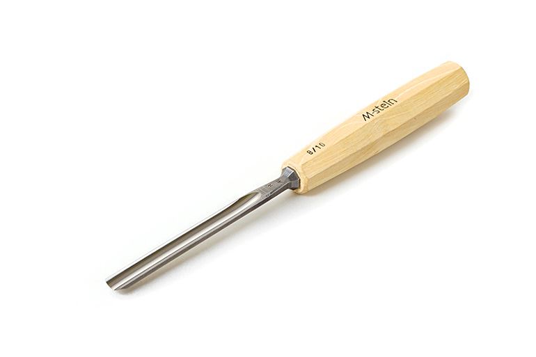 Straight wood carving gouge M-stein - sweep 8